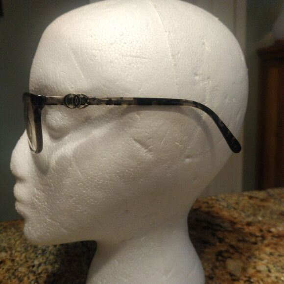 Oleg Cassini OCO354 Women's Eyeglasses Black Brown Frame 54-16-135 with Case - Picture 6 of 11